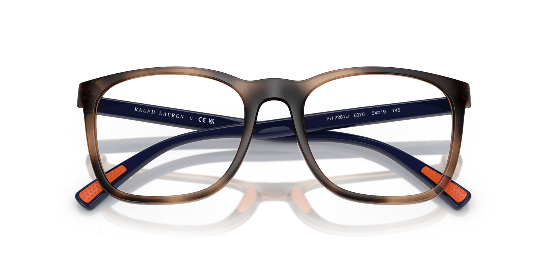 PH2281U Shiny Dark Havana PlasticEyeglass Frames for Glasses Direct, Closed View