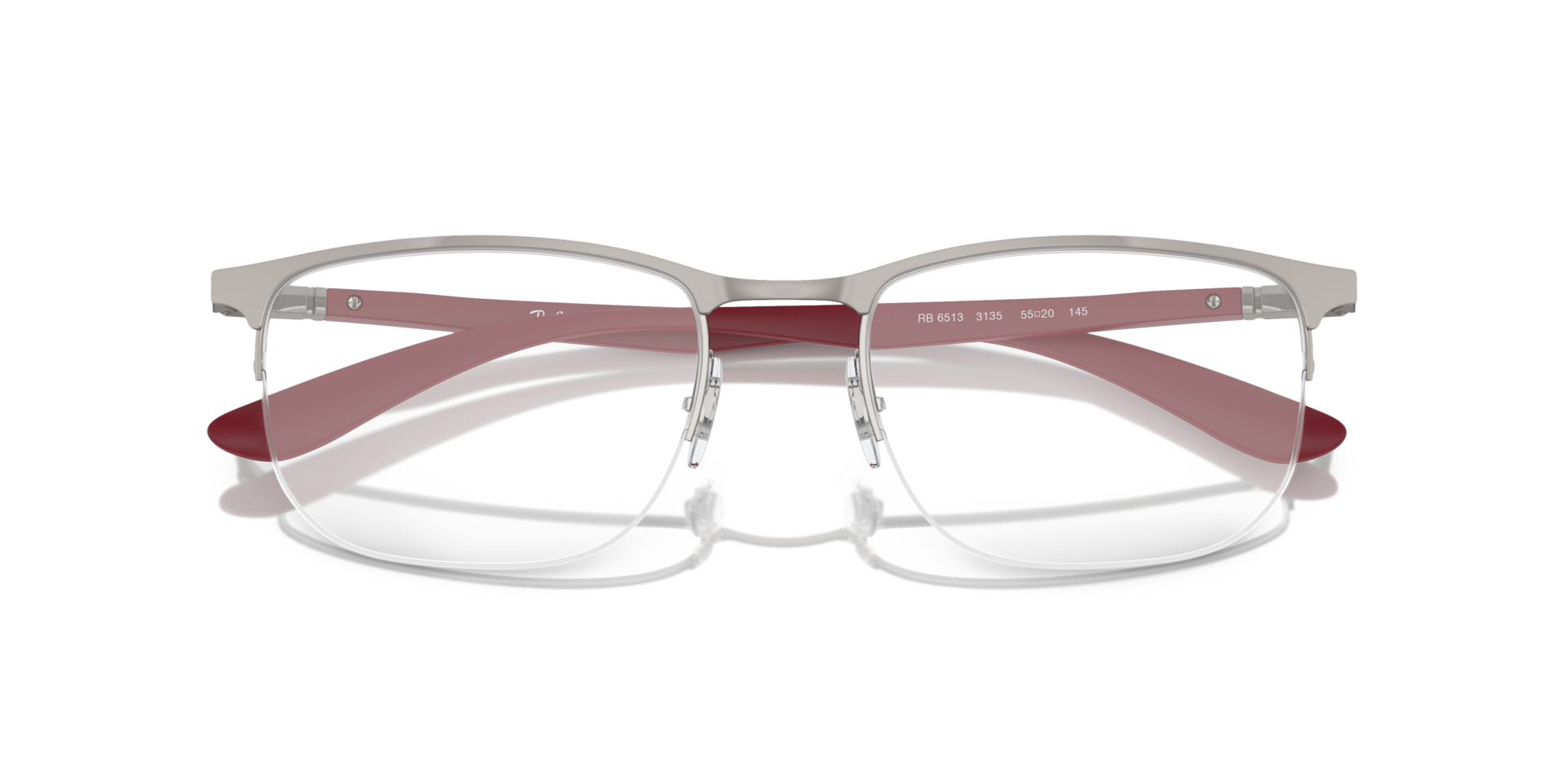 RB6513 Optics Gunmetal MetalEyeglass Frames for Glasses Direct, Closed View
