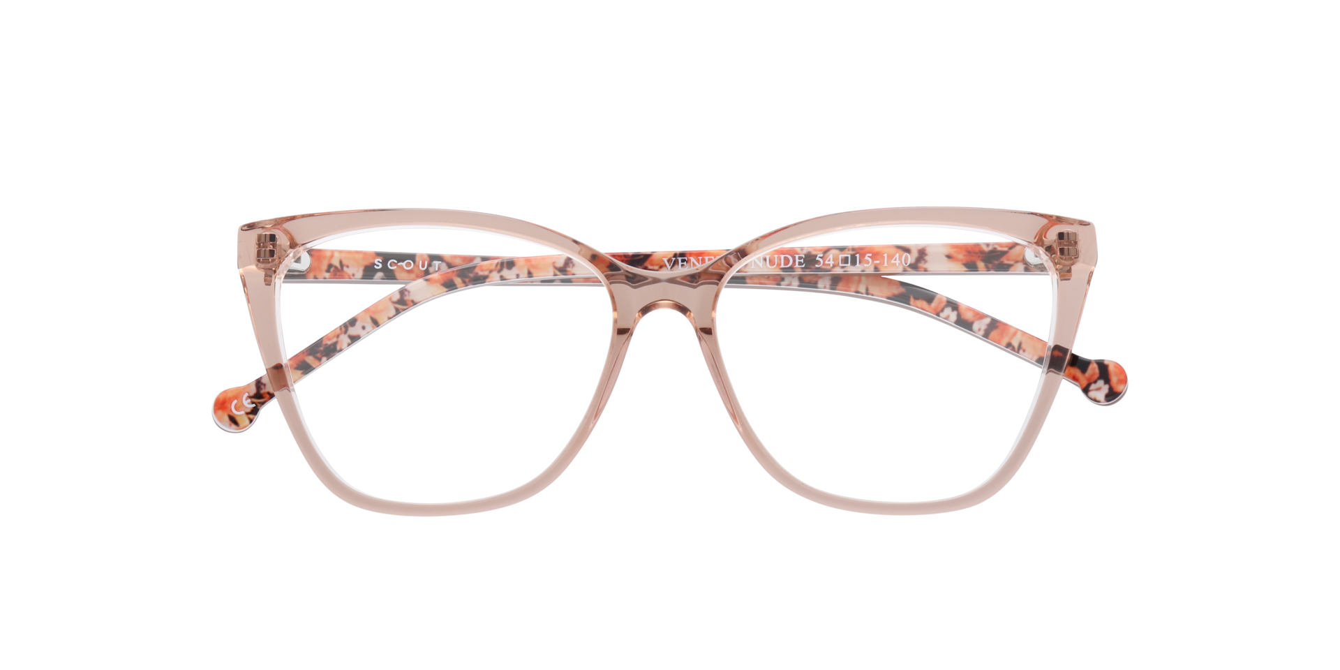 Venere Nude AcetateEyeglass Frames for Glasses Direct, Closed View