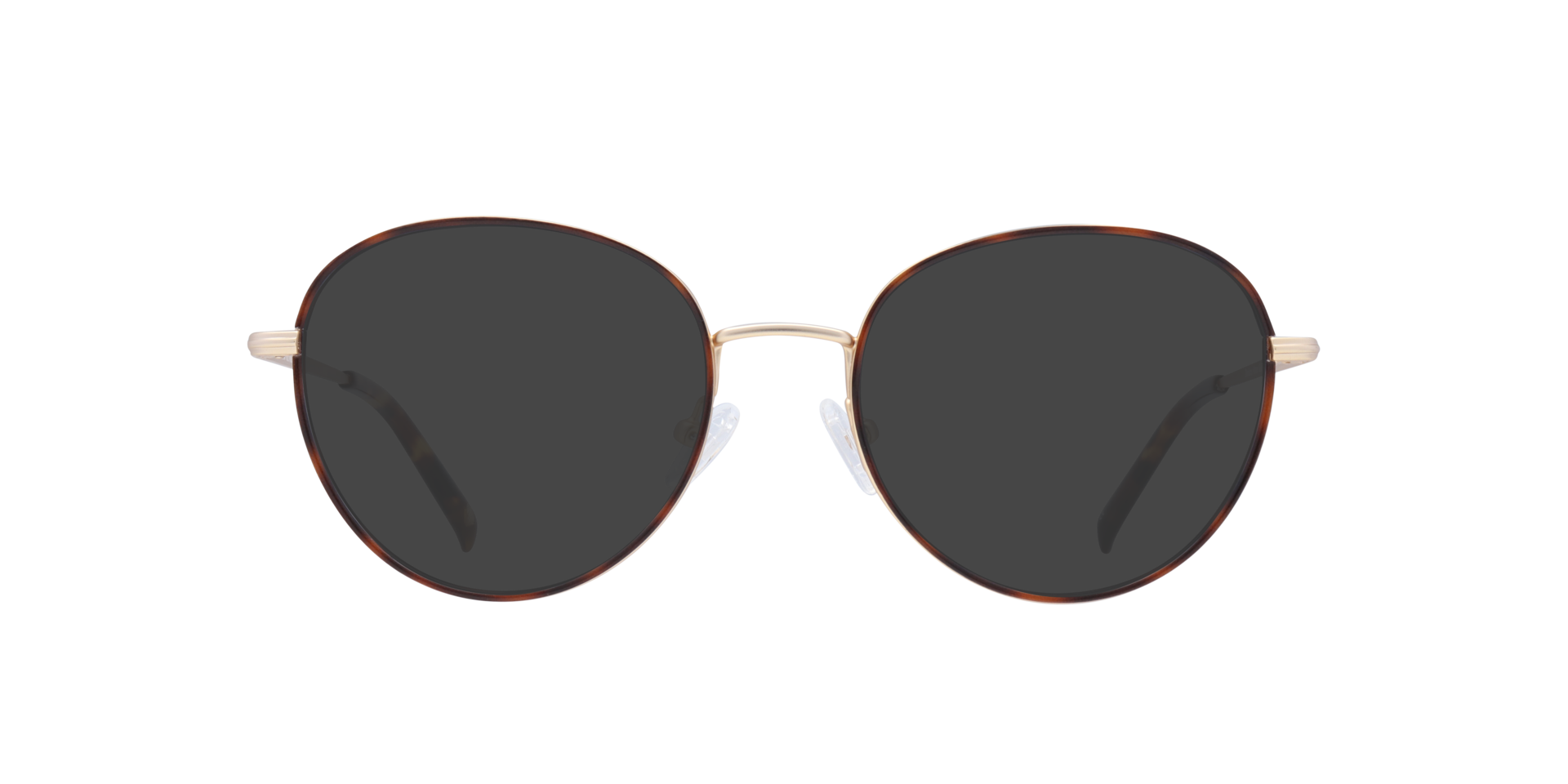 Debden Matte Gold & Honey MetalEyeglass Frames for Glasses Direct, with Tinted Lenses