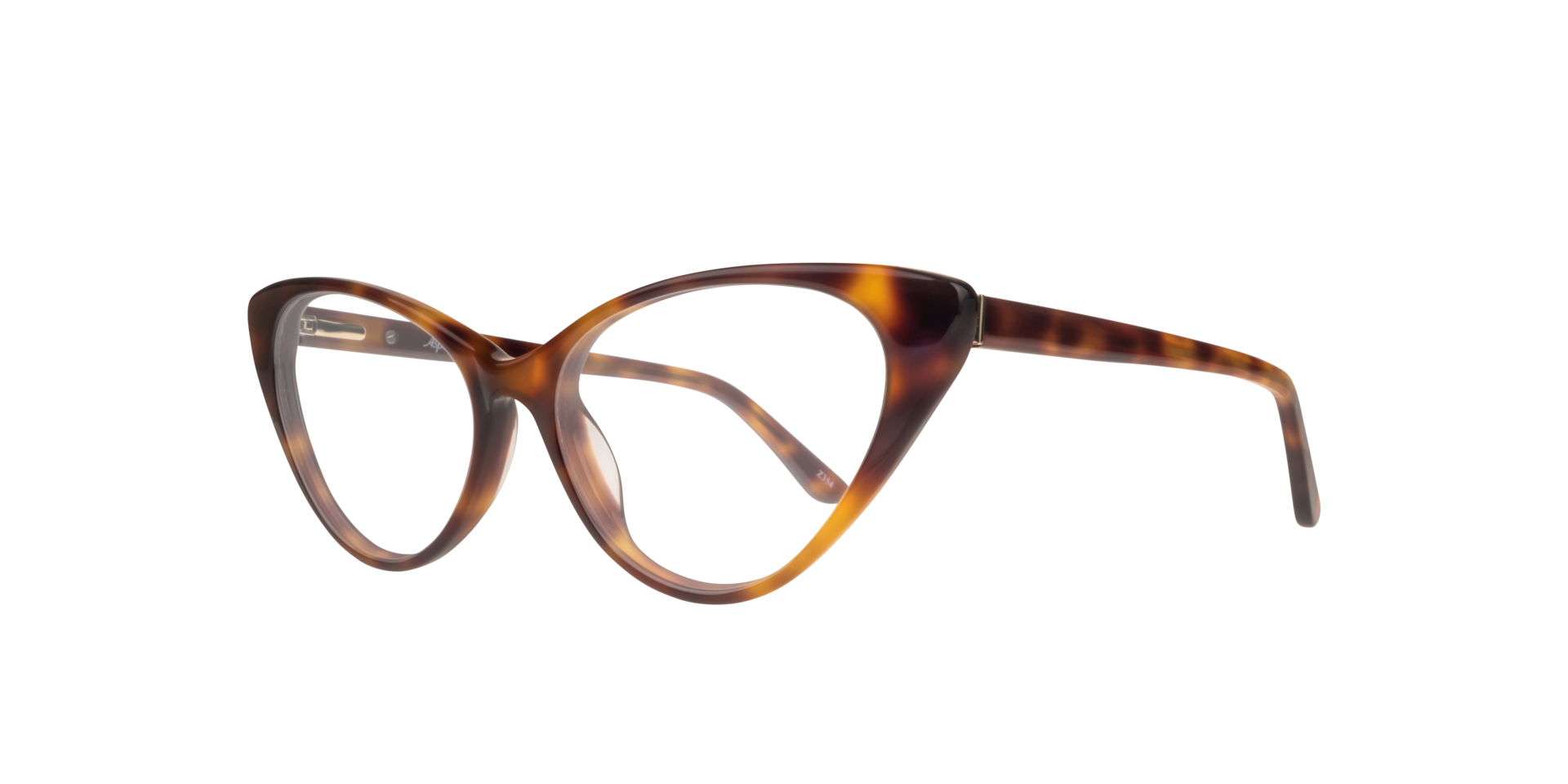 Harriet Havana AcetateEyeglass Frames for Glasses Direct, Angle View