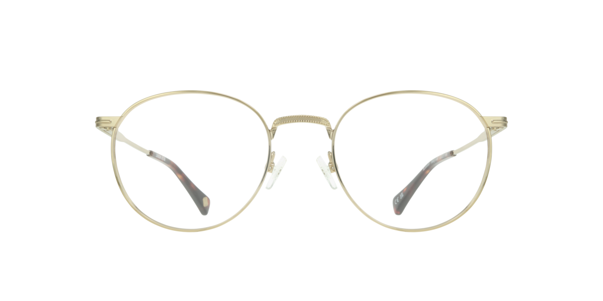Shiny Gold phantos Metal eyeglasses Online - Full Rim - Kentish