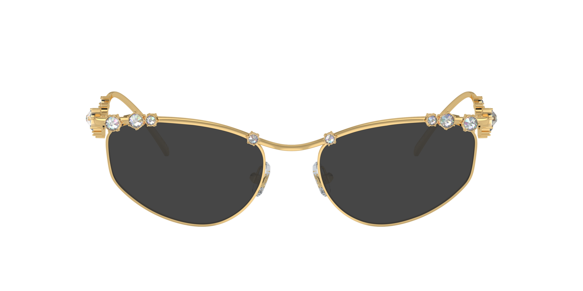SK1015 Gold MetalEyeglass Frames for Glasses Direct, with Tinted Lenses