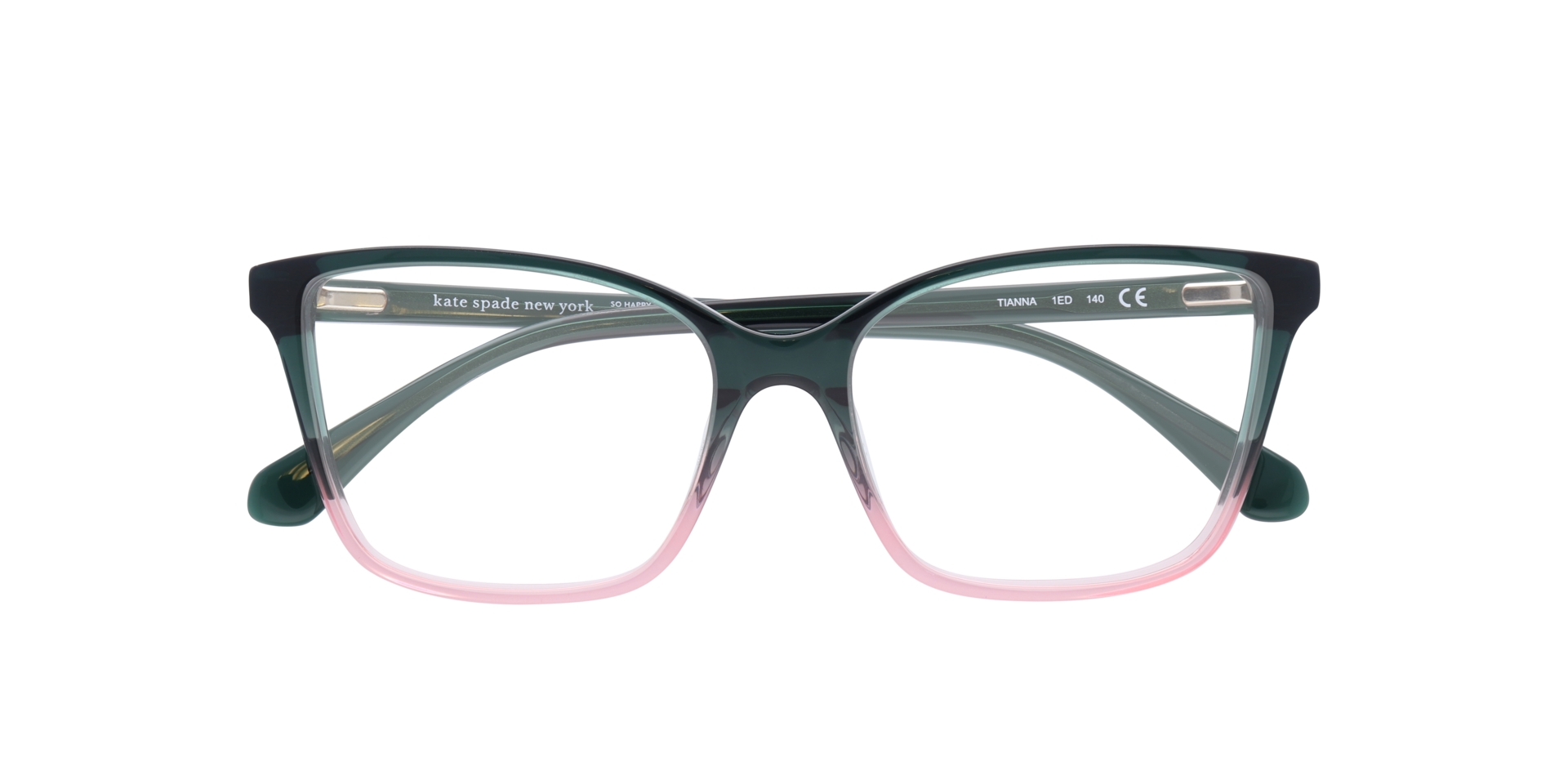 Tianna Green AcetateEyeglass Frames for Glasses Direct, Closed View
