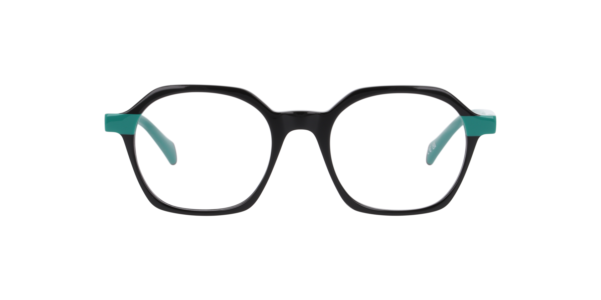 Mateo Black AcetateSunglass Frames for Glasses Direct, Front View