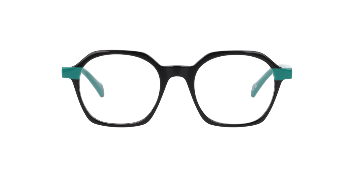 Scout Men's Black Irregular Acetate Eyeglasses Online - Full Rim - Mateo