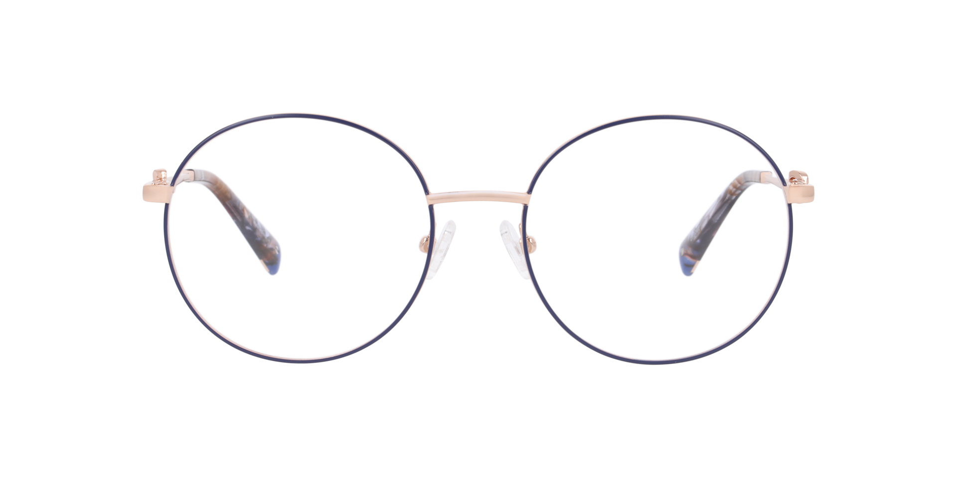 Cureal Blue MetalEyeglass Frames for Glasses Direct, Front View