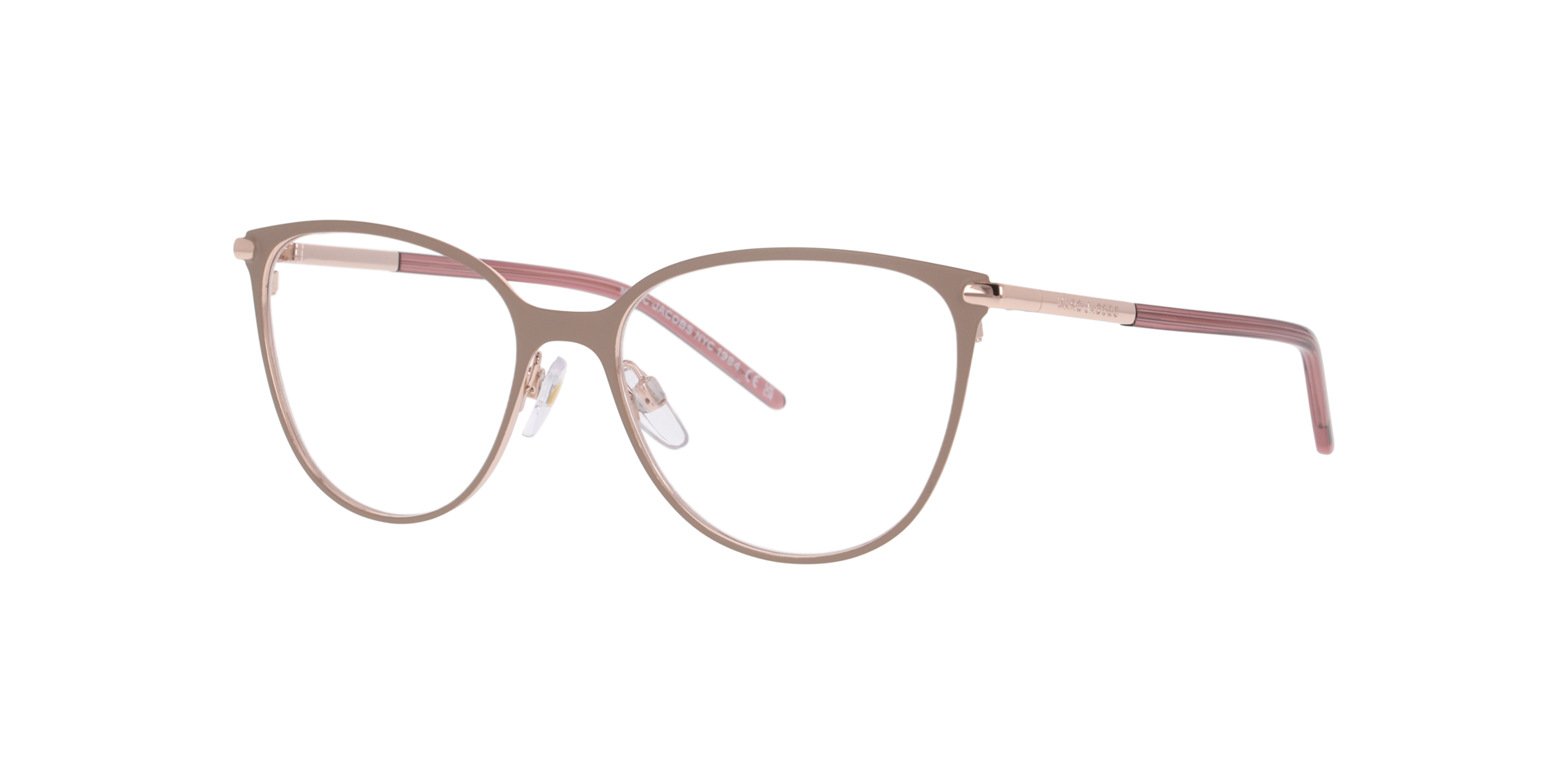 MARC 869/G Gold Dark MetalEyeglass Frames for Glasses Direct, Angle View