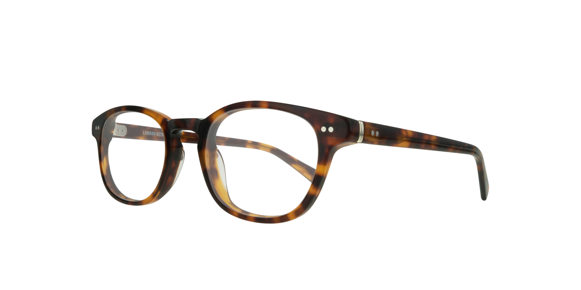 Walt Havana AcetateEyeglass Frames for Glasses Direct, Angle View