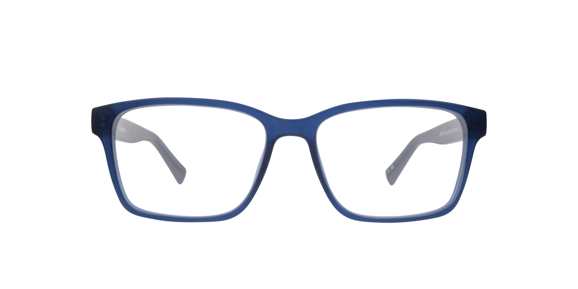 Harry Crystal Blue PlasticEyeglass Frames for Glasses Direct, Front View