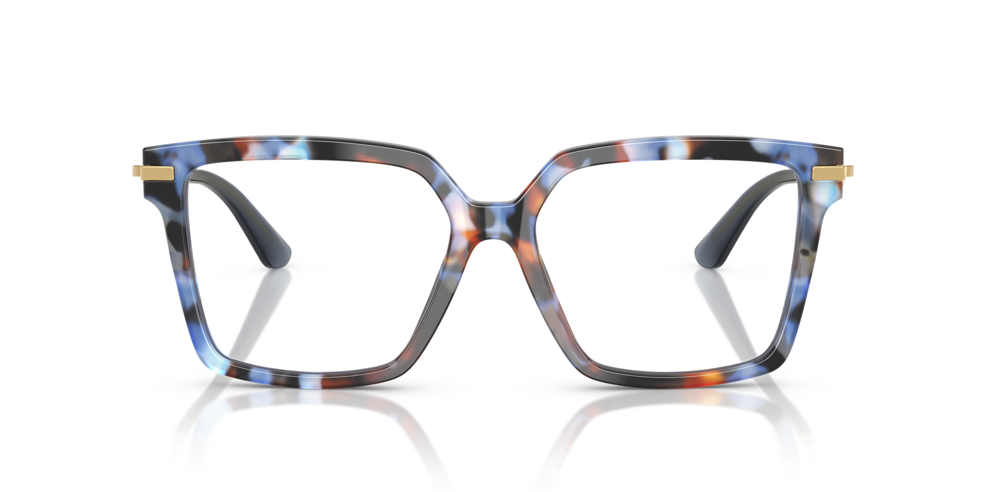 DG3397 Havana Blue AcetateEyeglass Frames for Glasses Direct, Front View
