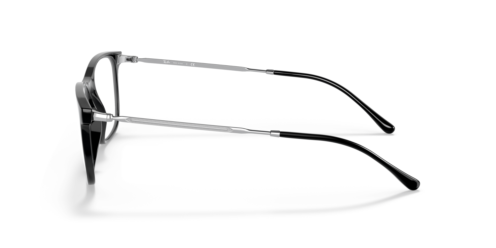 RB7244 Black PlasticEyeglass Frames for Glasses Direct, Side View