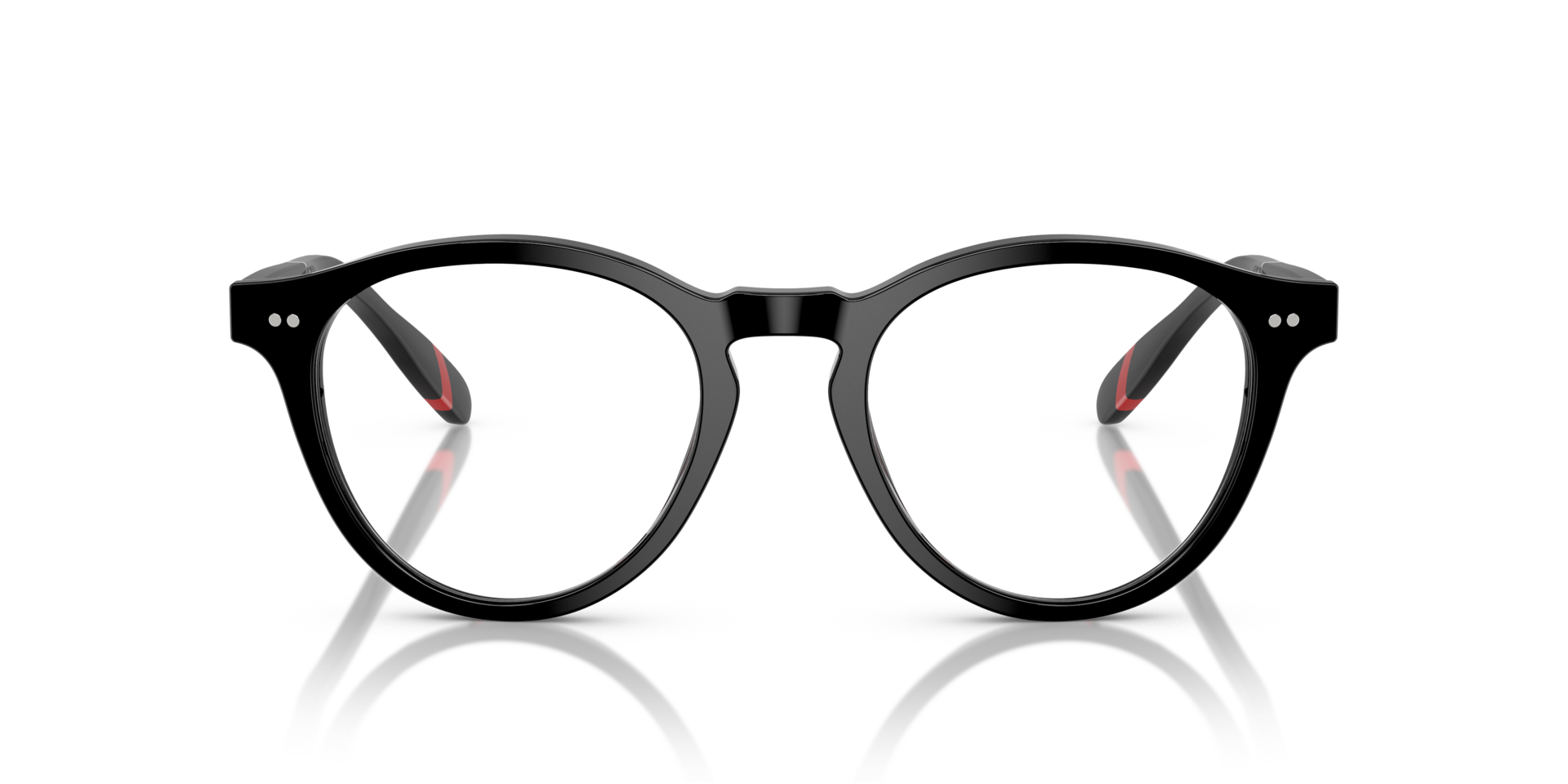 PH2268 Shiny Black AcetateEyeglass Frames for Glasses Direct, Front View
