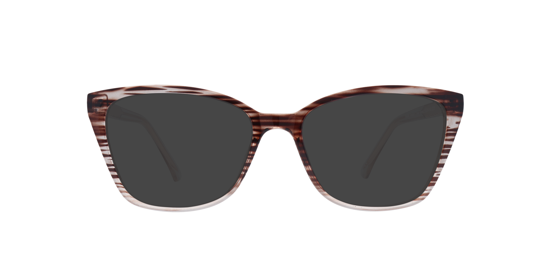 Holden Gradient Crystal Brown PlasticEyeglass Frames for Glasses Direct, with Tinted Lenses