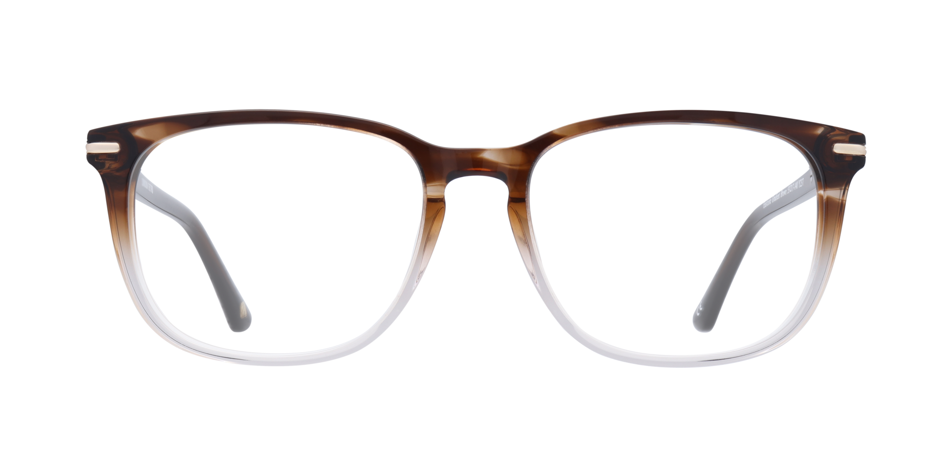 Eastcote Gradient Brown AcetateEyeglass Frames for Glasses Direct, Front View