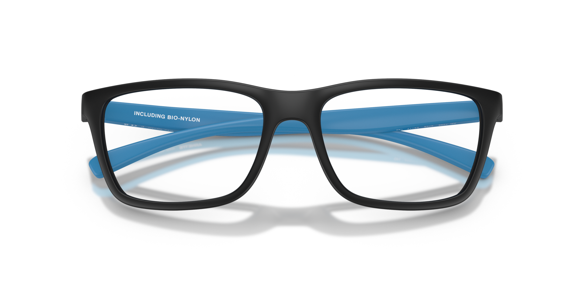 AN7298 Matte Black PlasticEyeglass Frames for Glasses Direct, Closed View