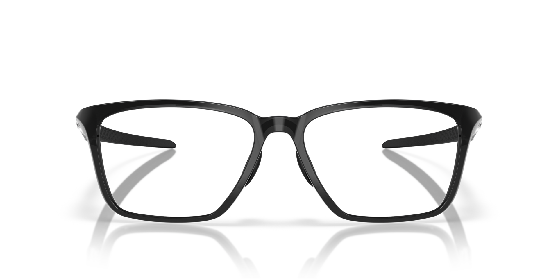 Double Down Black Ink PlasticEyeglass Frames for Glasses Direct, Front View
