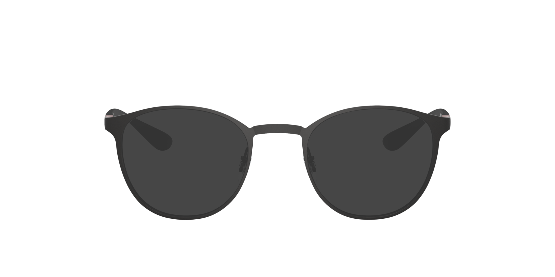 RB6355 Optics Black MetalEyeglass Frames for Glasses Direct, with Tinted Lenses