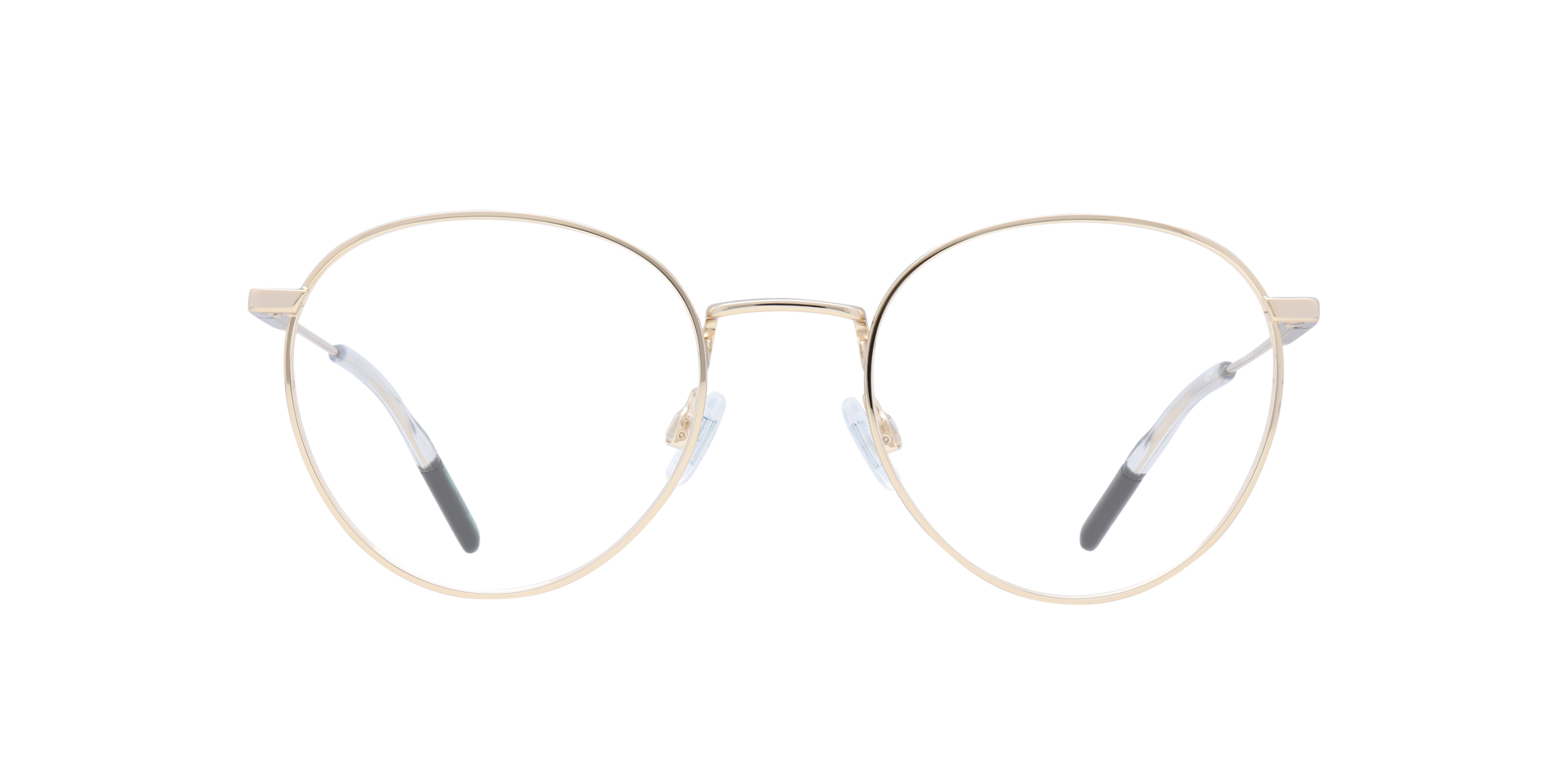 TJ 0089 Gold MetalEyeglass Frames for Glasses Direct, Front View