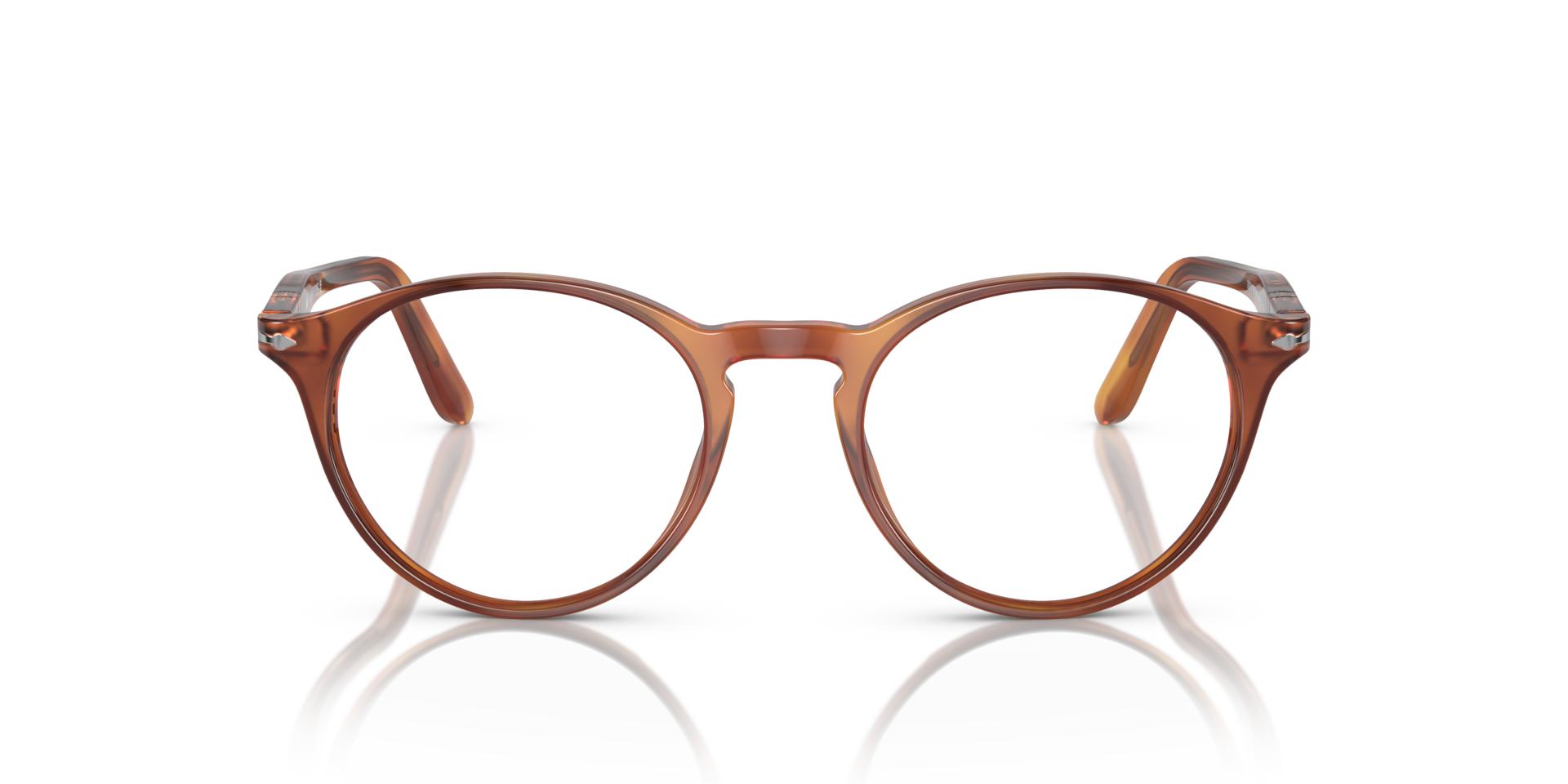 PO3092V Terra Di Siena AcetateEyeglass Frames for Glasses Direct, Front View