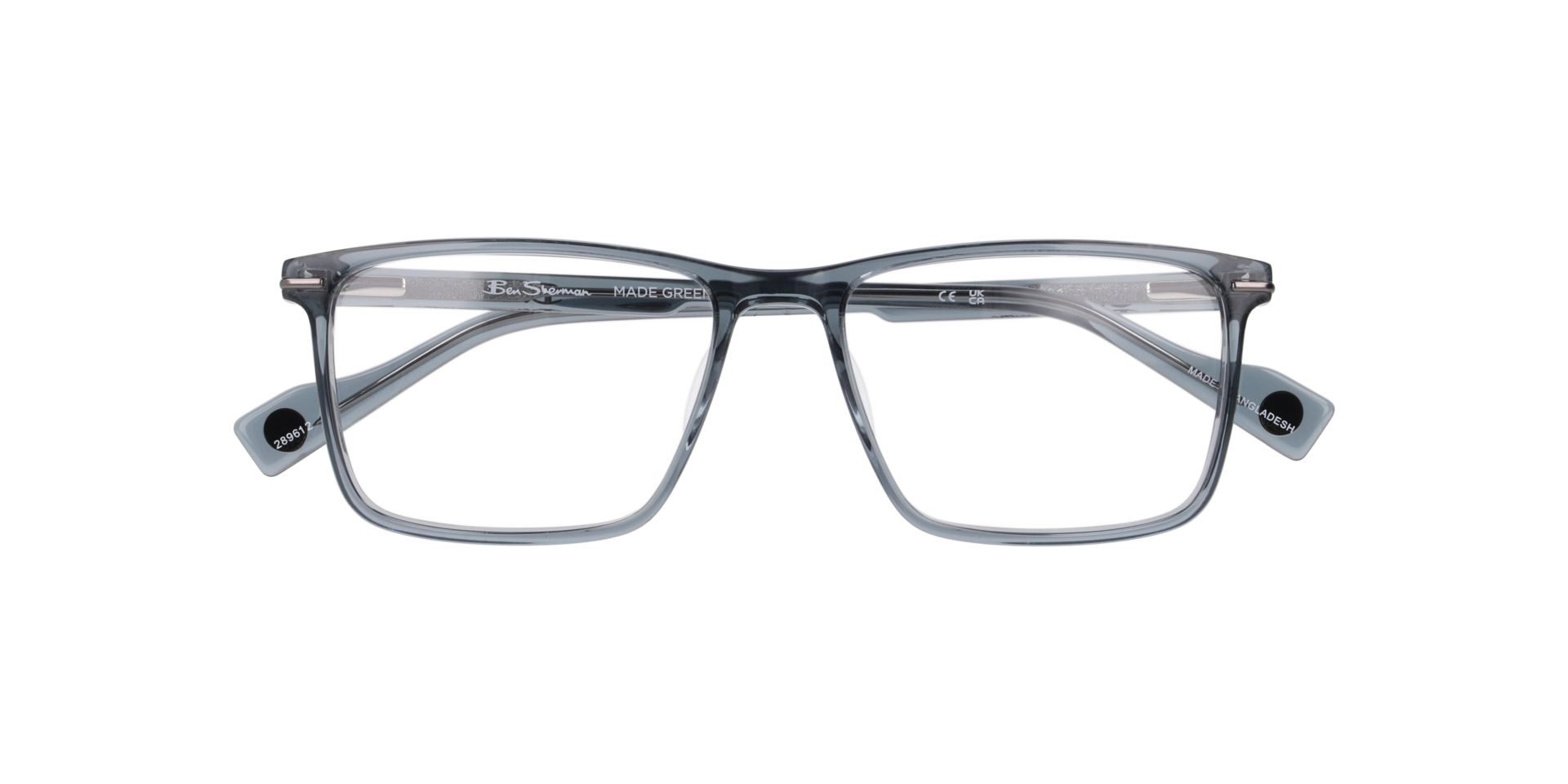Bshigh Blue AcetateEyeglass Frames for Glasses Direct, Closed View