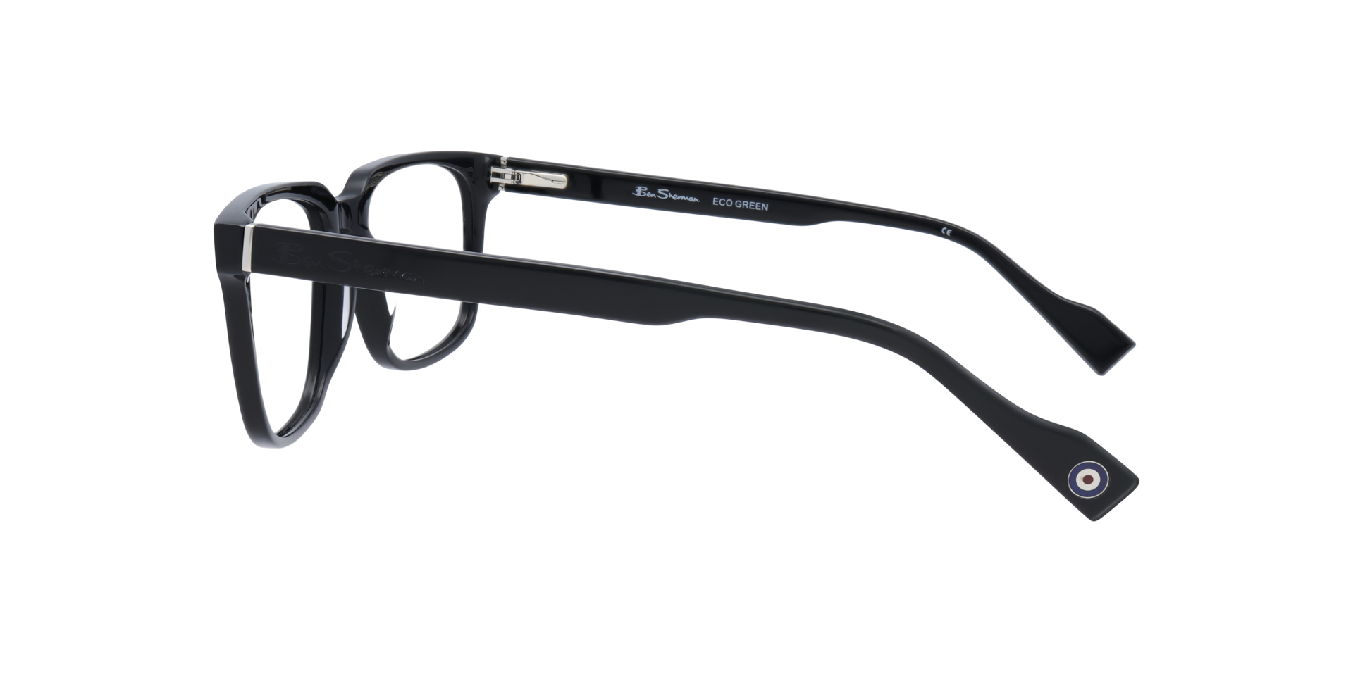 Strand Black MetalEyeglass Frames for Glasses Direct, Side View