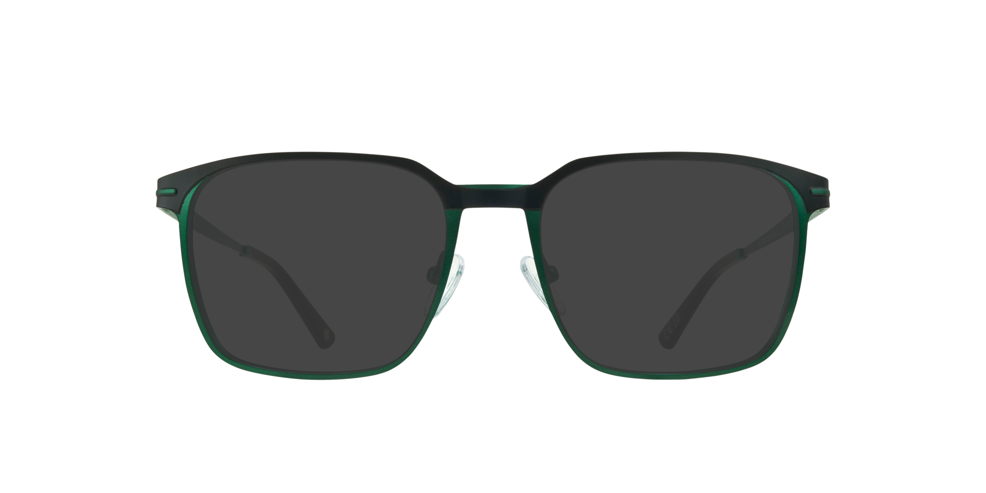 Lambeth Black & Green MetalEyeglass Frames for Glasses Direct, with Tinted Lenses