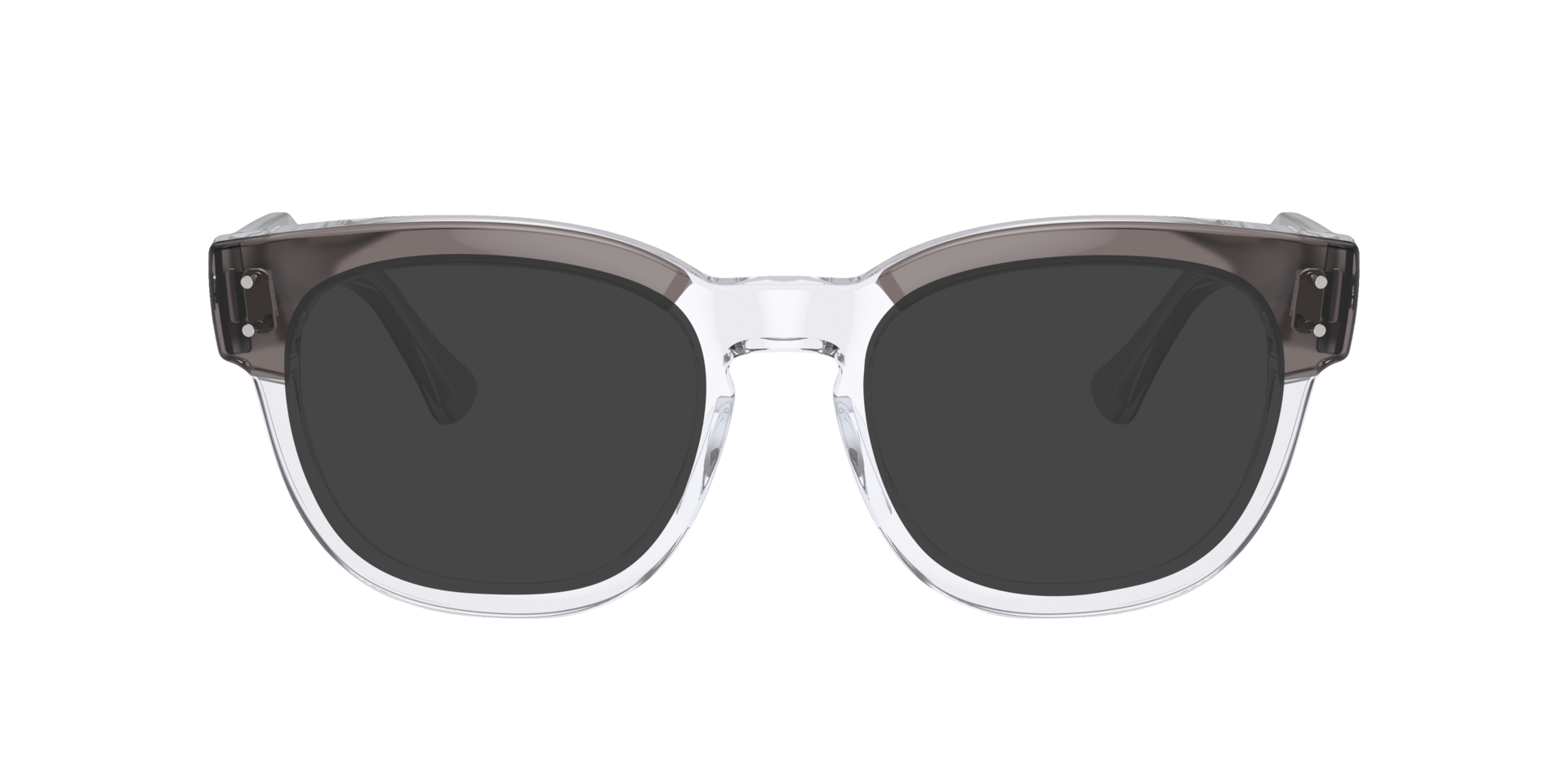 Mega Hawkeye Optics Grey On Transparent AcetateEyeglass Frames for Glasses Direct, with Tinted Lenses
