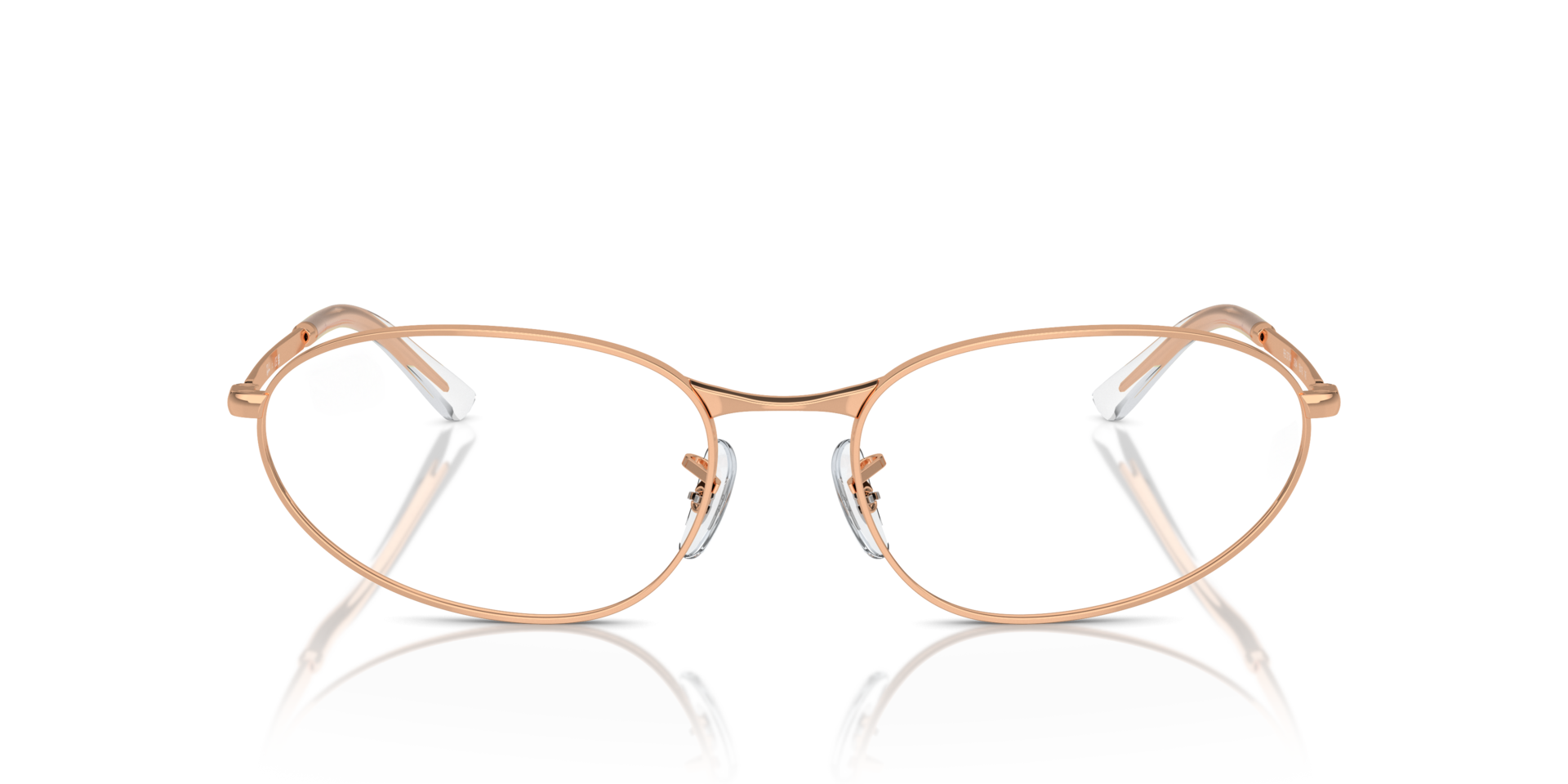 RB3734V Rose Gold MetalEyeglass Frames for Glasses Direct, Front View