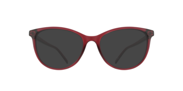 Shiny Burgundy Leyla -  Plastic Sunglasses
