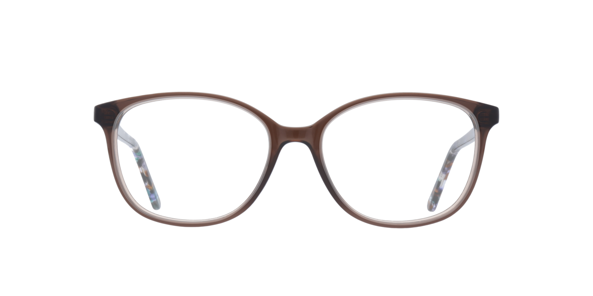 Gd Collection Women's Brown Rectangle Acetate Eyeglasses Online - Full Rim - Alora