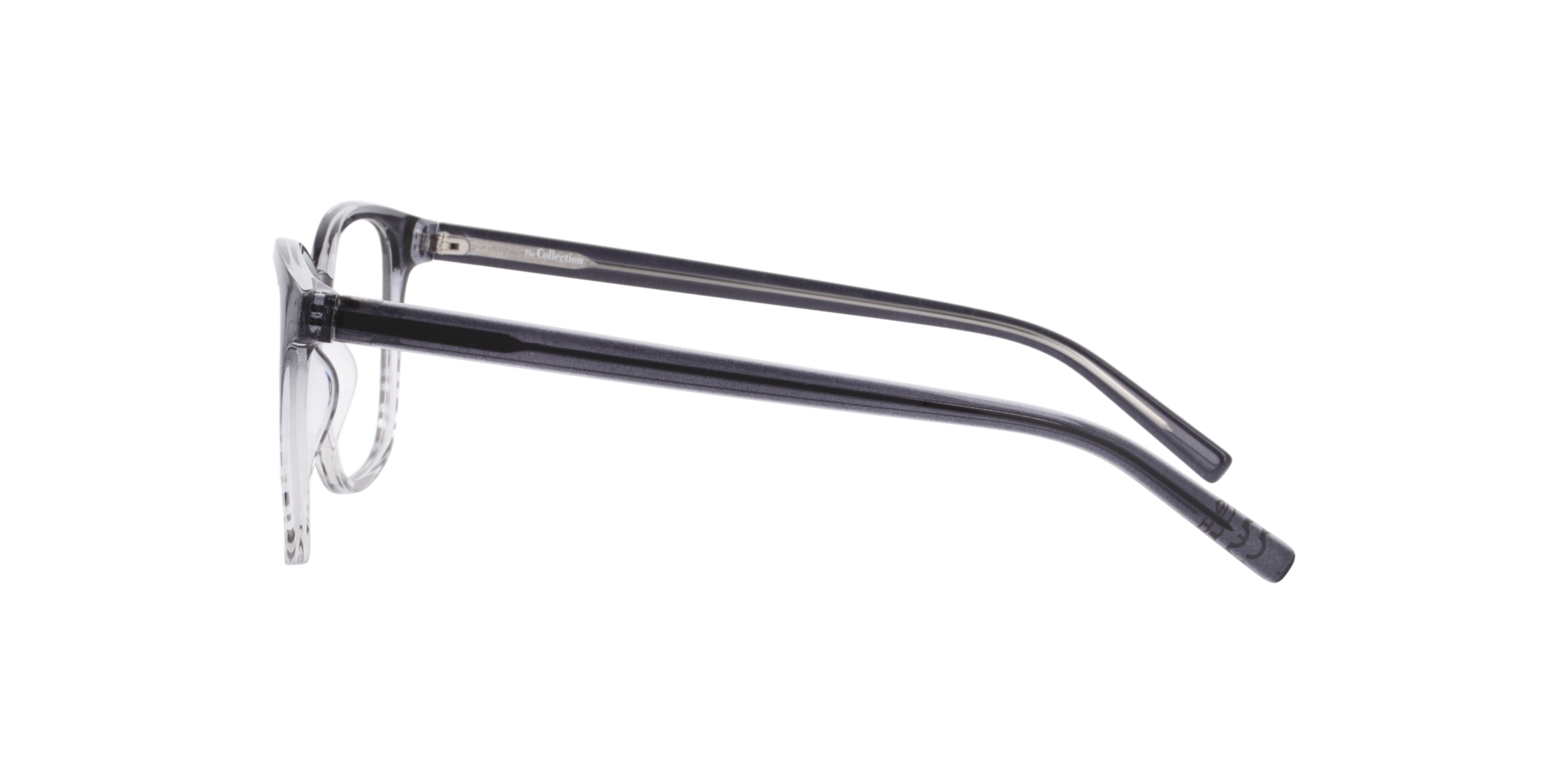 Micah Grey & Crystal PlasticEyeglass Frames for Glasses Direct, Side View