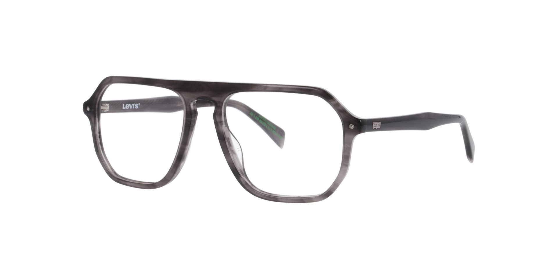 LV 5086 Grey White AcetateEyeglass Frames for Glasses Direct, Angle View