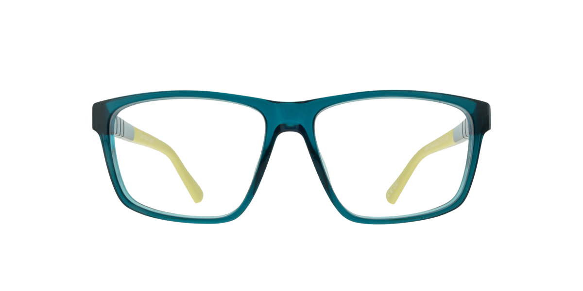 Harrington Sport Men's Crystal Green Rectangle Plastic Eyeglasses Online - Full Rim - Jason
