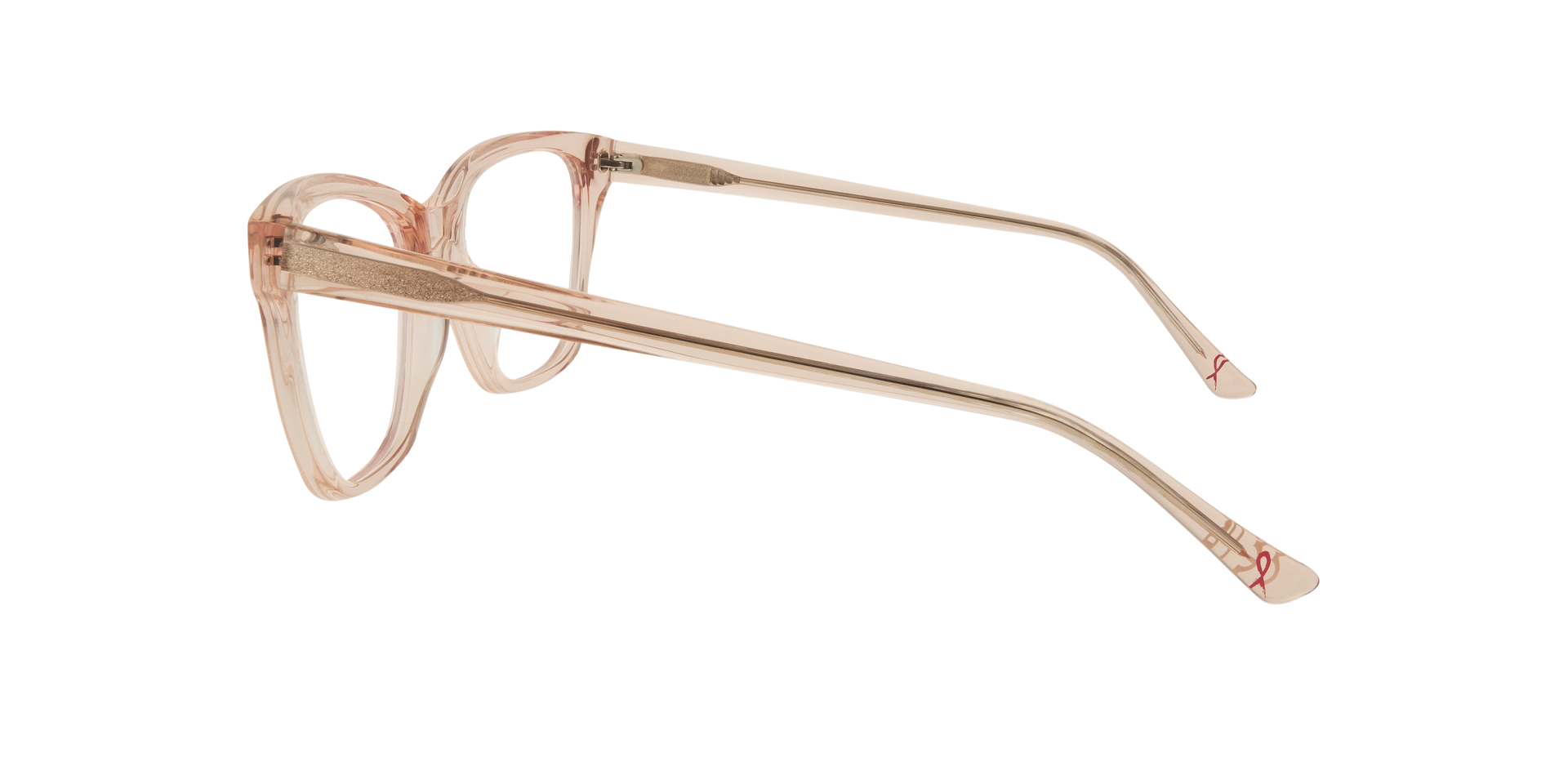 Leilani Pink AcetateEyeglass Frames for Glasses Direct, Side View