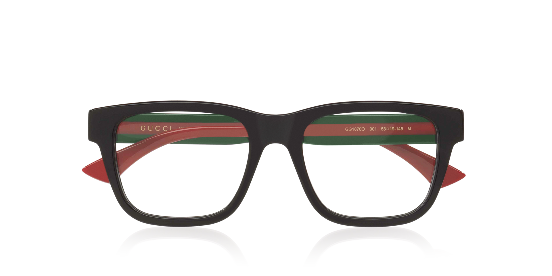 GG1870O Black AcetateEyeglass Frames for Glasses Direct, Closed View