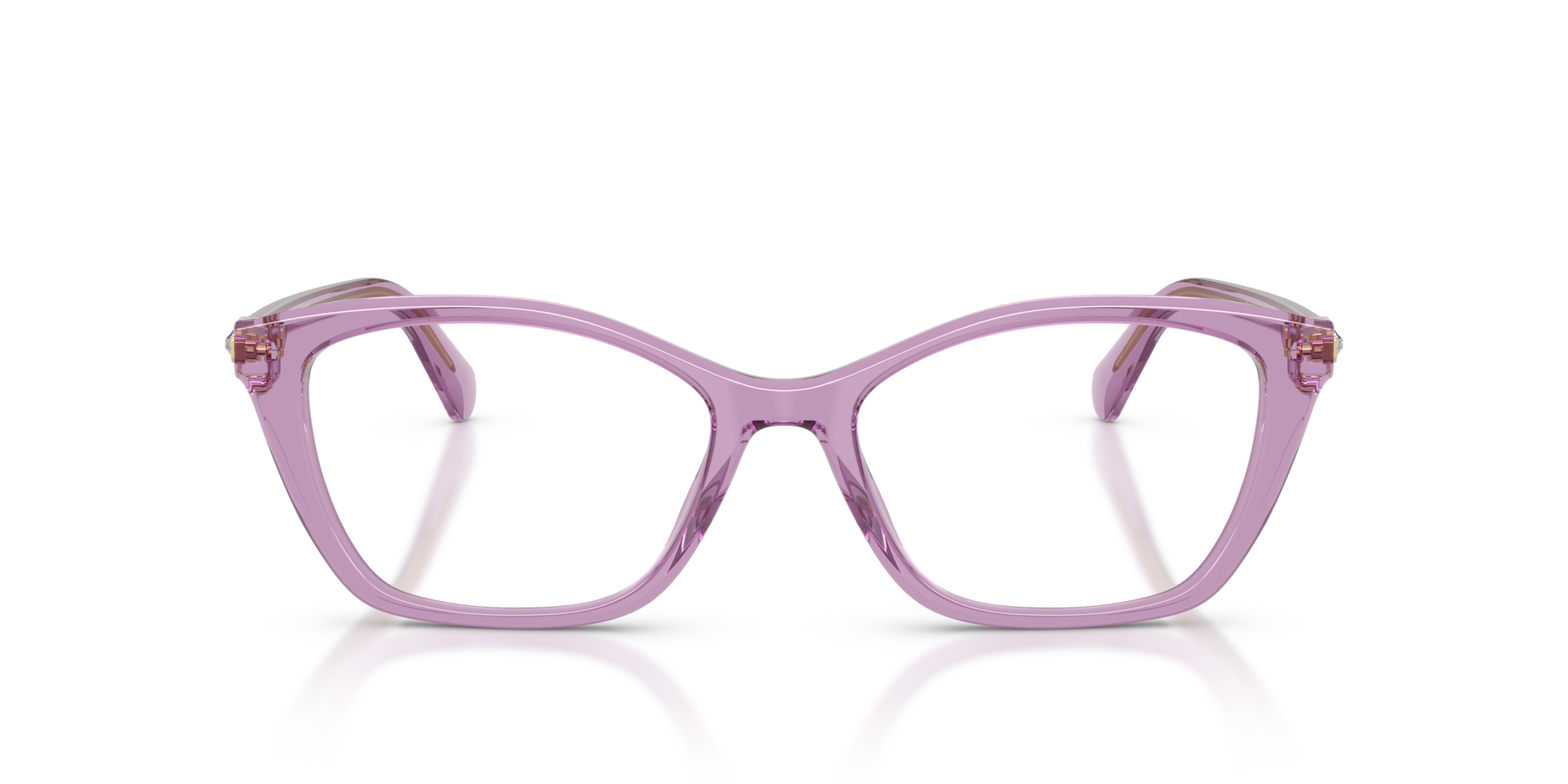 SK2065 Transparent Amethyst AcetateEyeglass Frames for Glasses Direct, Front View