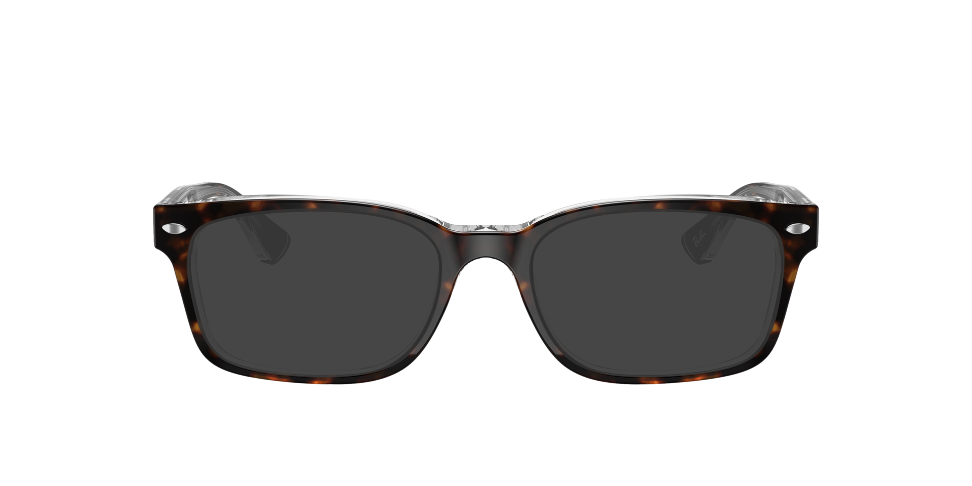 RB5286 Havana On Transparent AcetateEyeglass Frames for Glasses Direct, with Tinted Lenses