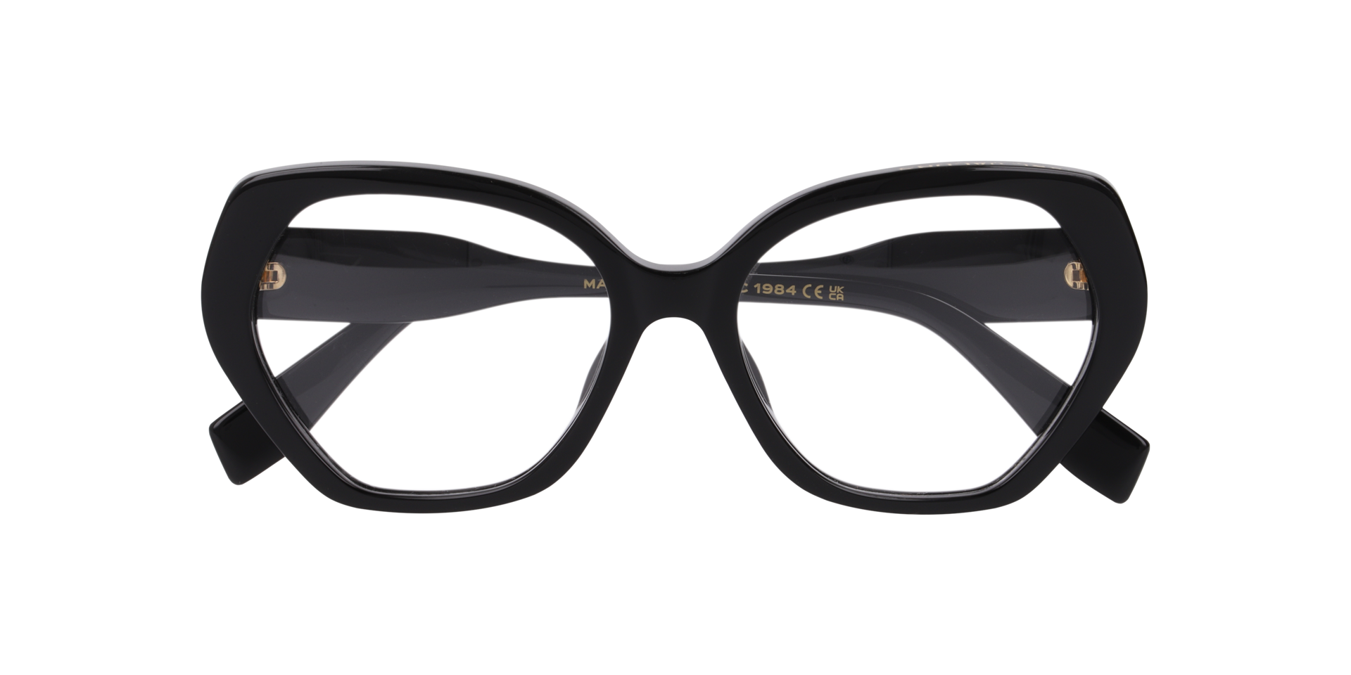 Marc 812 Black AcetateEyeglass Frames for Glasses Direct, Closed View