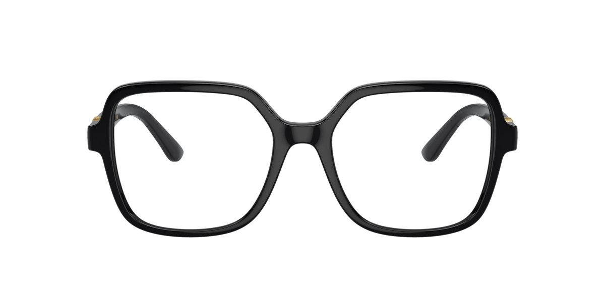 Dolce & Gabbana Women's Black Woman Dg5105u 501 Optical Frames Injected Squared Normal - Image 3