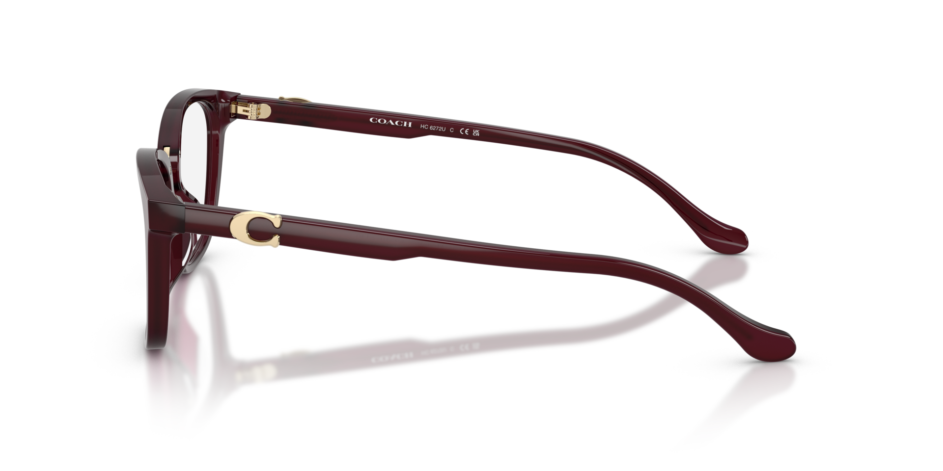 HC6272U Milky Merlot AcetateEyeglass Frames for Glasses Direct, Side View