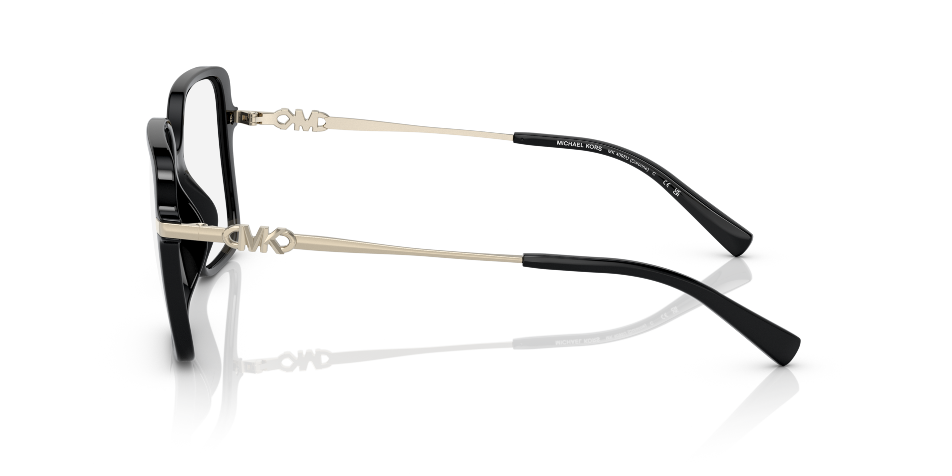 MK4095U Black PlasticEyeglass Frames for Glasses Direct, Side View