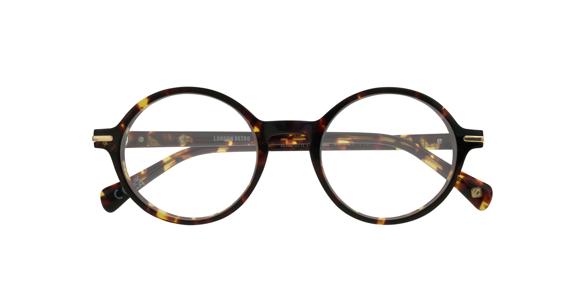 Kilburn Havana AcetateEyeglass Frames for Glasses Direct, Closed View
