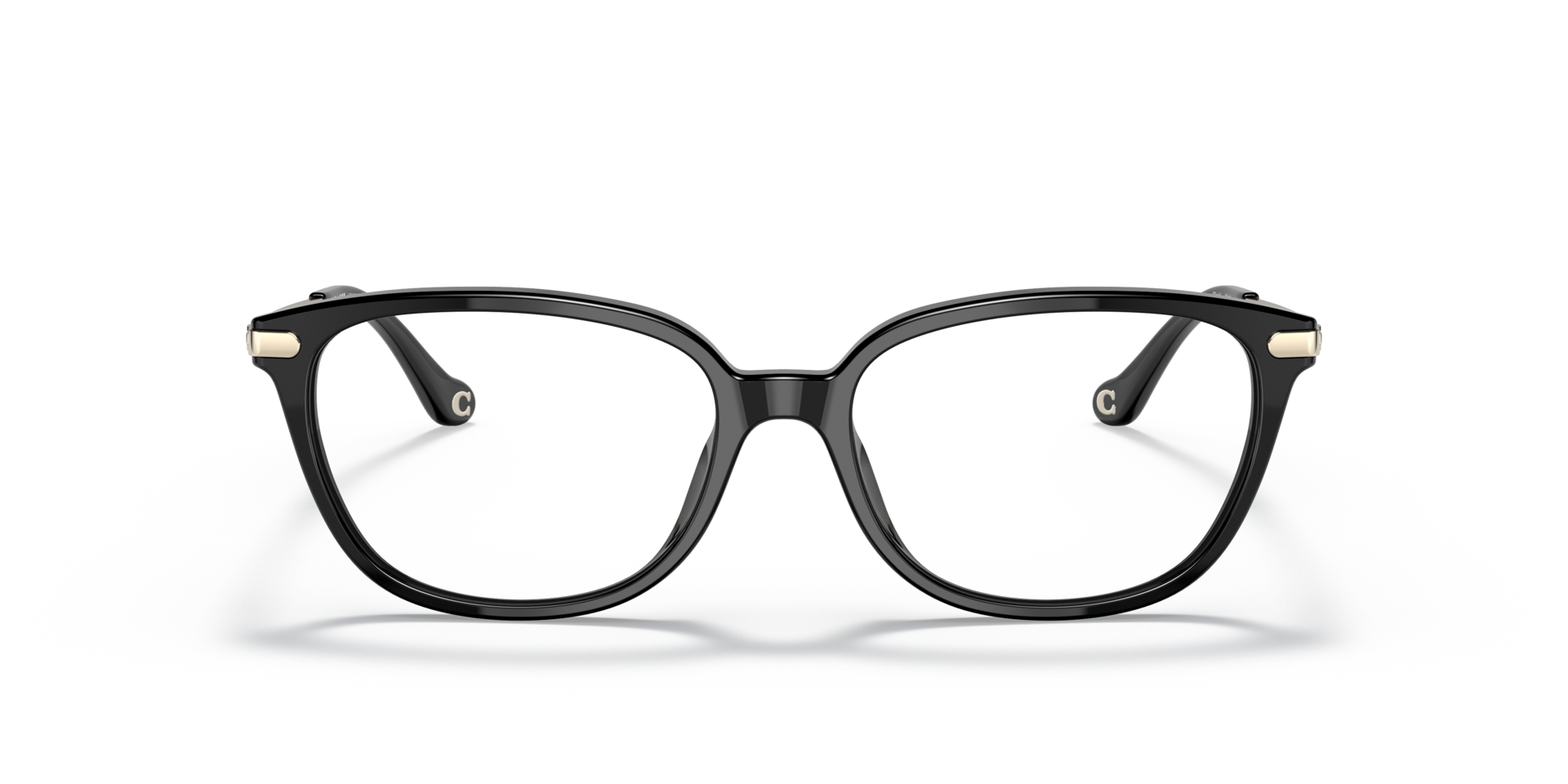 HC6185 Black AcetateEyeglass Frames for Glasses Direct, Front View
