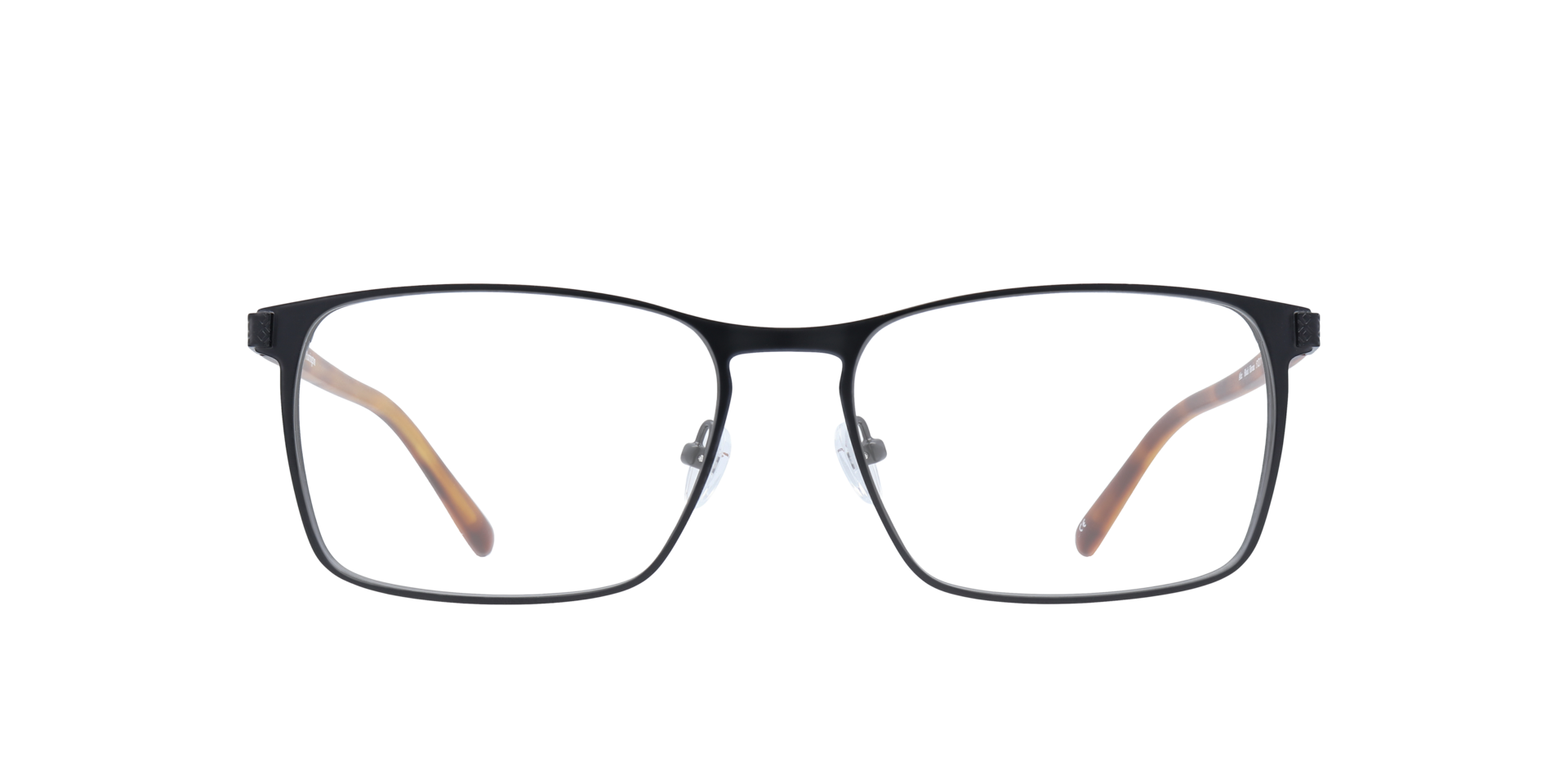 Alec Black & Havana MetalEyeglass Frames for Glasses Direct, Front View