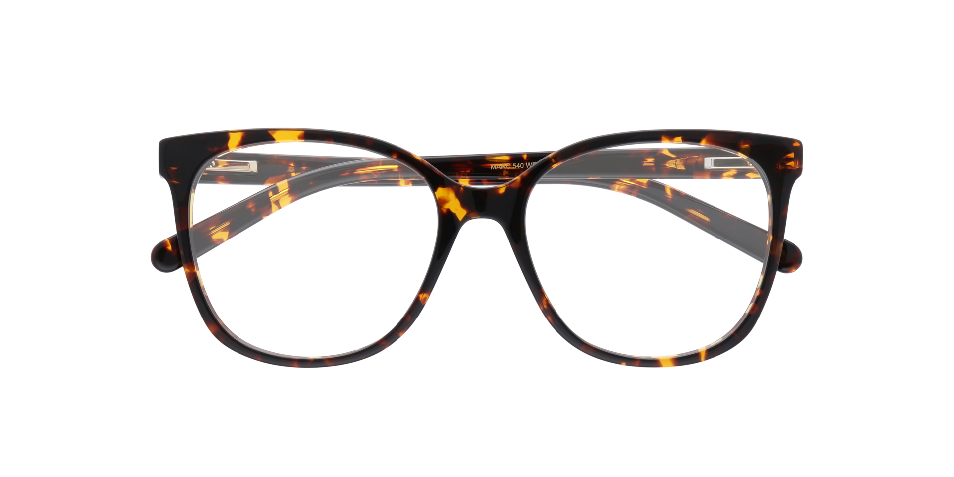 MARC 540 Tortoise Brown AcetateEyeglass Frames for Glasses Direct, Closed View