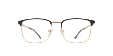 Black/Gold Lock -  Metal Glasses