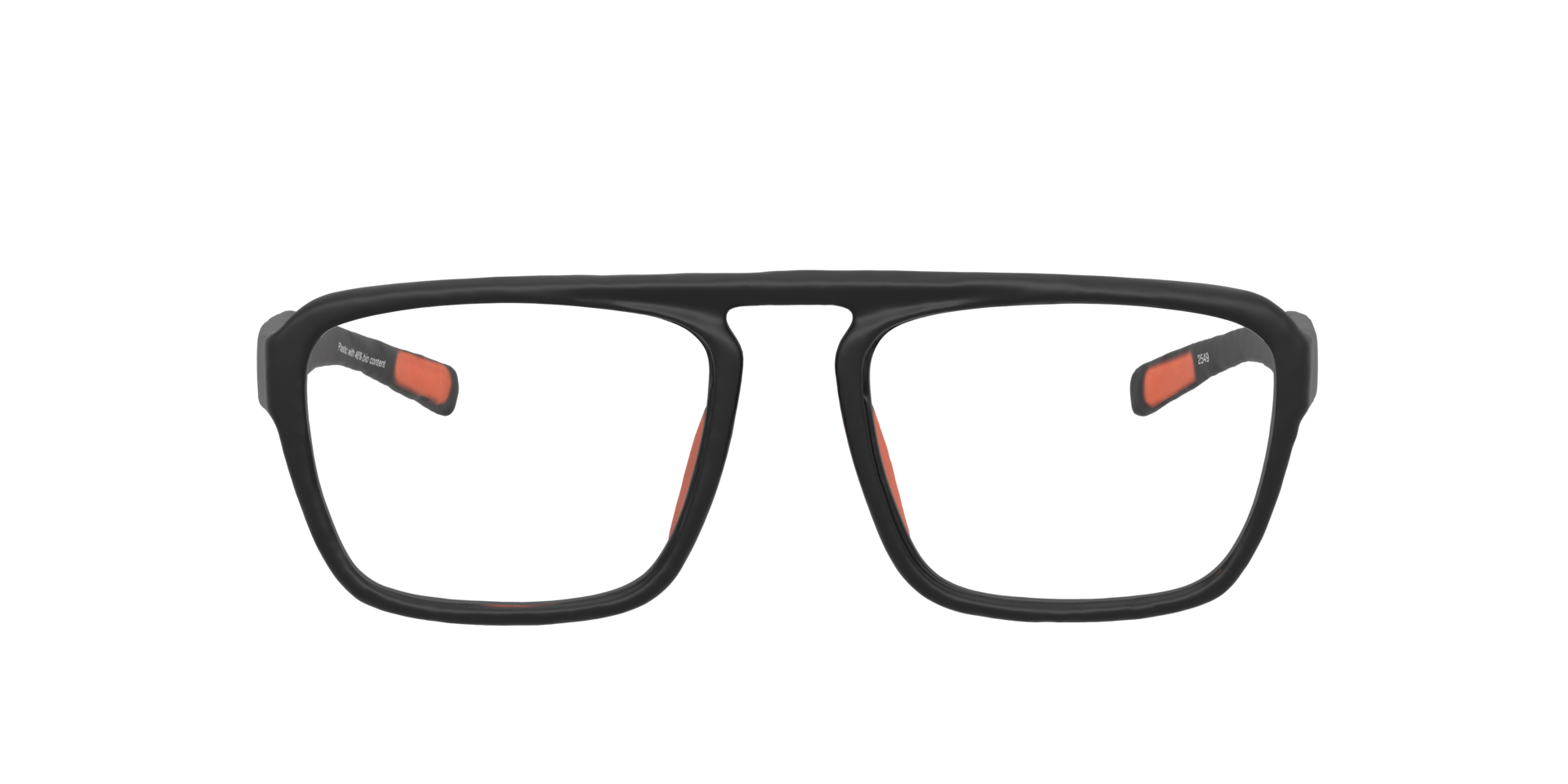 Matty Matt Black PlasticEyeglass Frames for Glasses Direct, Front View