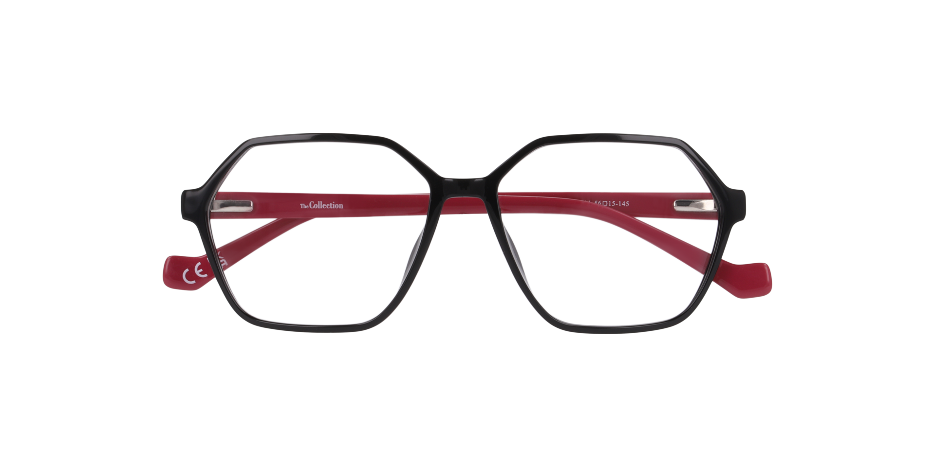 Madeline Black PlasticEyeglass Frames for Glasses Direct, Closed View