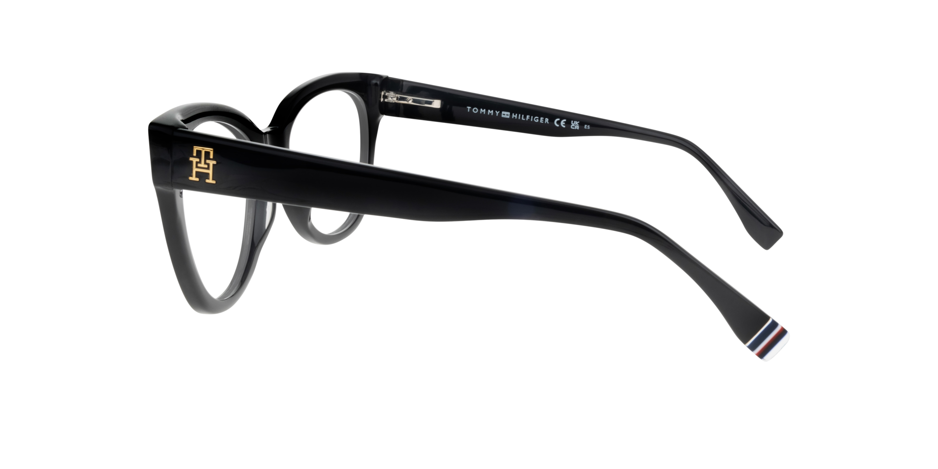 TH 2054 Black AcetateEyeglass Frames for Glasses Direct, Side View